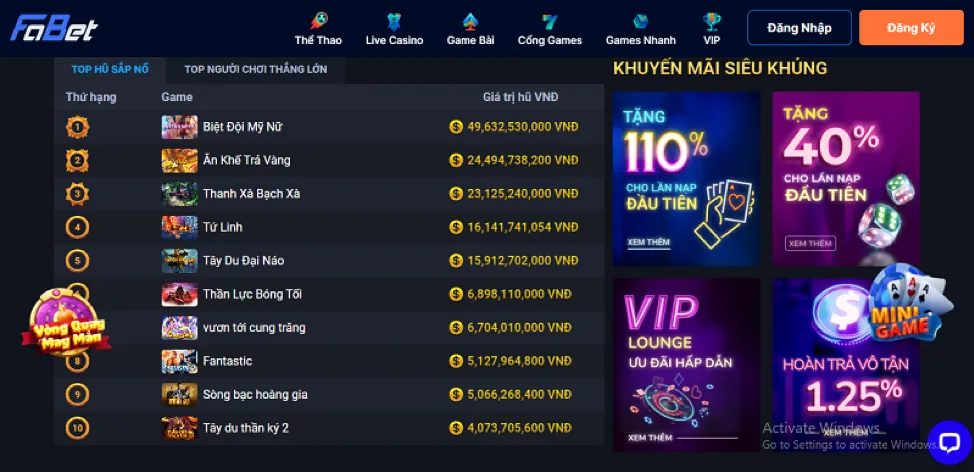 Game bài Blackjack